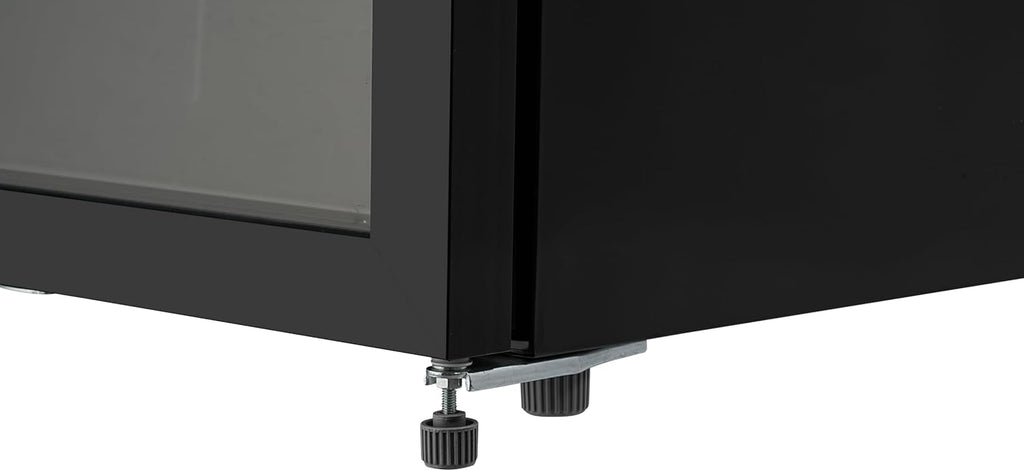 METRO Professional Getränkekühlschrank GSC4240B, 237 L, 110 W, 6 verstellbaren Einlegeböden, LED-Innenbeleuchtung, schwarz