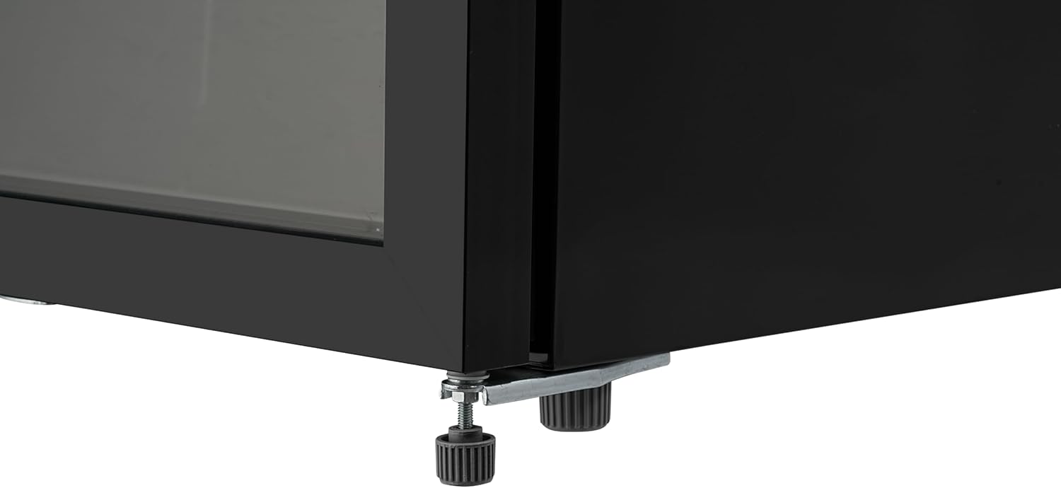 METRO Professional Getränkekühlschrank GSC4240B, 237 L, 110 W, 6 verstellbaren Einlegeböden, LED-Innenbeleuchtung, schwarz