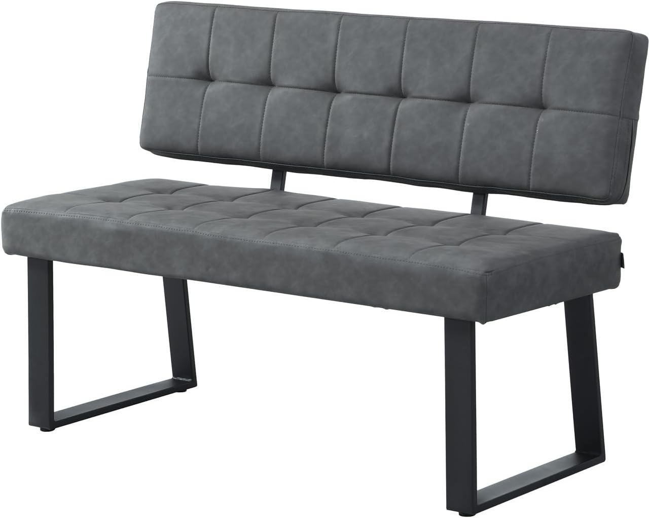 B&D home® Eckbank AKA – Esszimmerbank mit Lehne, beidseitig montierbar (Links/rechts), Kaltschaum-Polsterung, platzsparend, für Esszimmer, Küche & Flur, ca. 176 x 140 cm