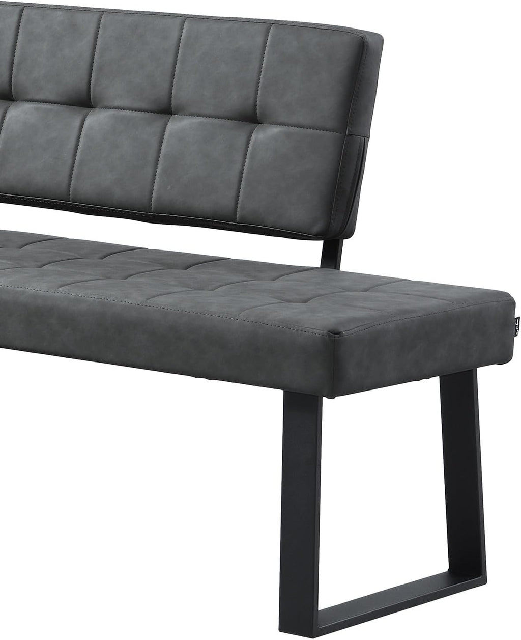 B&D home® Eckbank AKA – Esszimmerbank mit Lehne, beidseitig montierbar (Links/rechts), Kaltschaum-Polsterung, platzsparend, für Esszimmer, Küche & Flur, ca. 176 x 140 cm