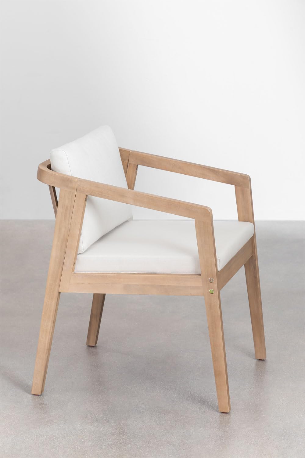 SKLUM Kaela-Set mit rechteckigem Tisch (180 x 90 cm) und 6 Gartenstühlen aus Akazienholz