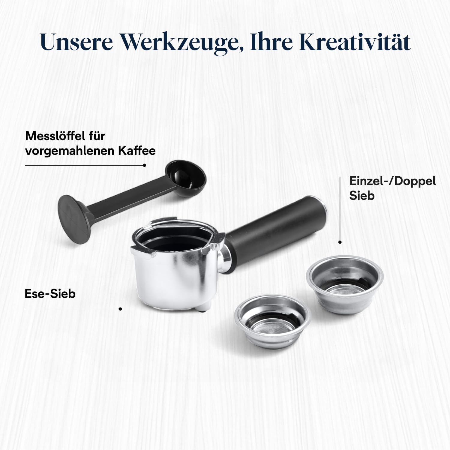 De'Longhi Dedica Style - Perfetto Kompakte Siebträgermaschine Espressomaschine mit Tasten, manuellem Milchaufschäumer für Espresso und Cappuccino, ESE Pad geeignet, 15cm breit, Metall (EC685.M)