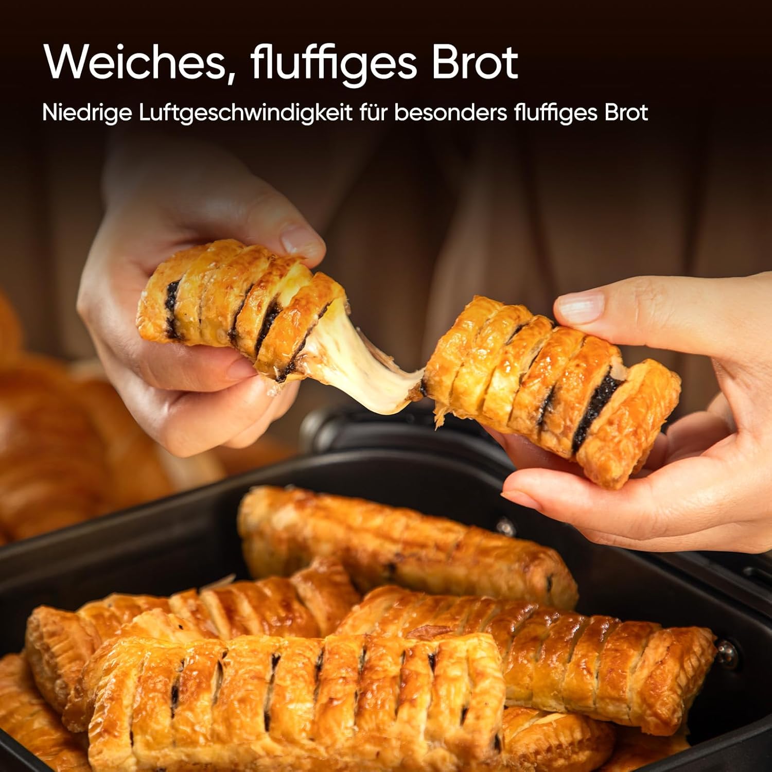 COSORI Airfryer, Heißluftfritteuse 2 Kammern, 10,8 L Heissluftfritteuse, Innovative Mehrfach-Luftgeschwindigkeit, Spart 41 Prozent Platz, Inklusive Rezeptbuch und Edelstahl-Rost, Silbergrau