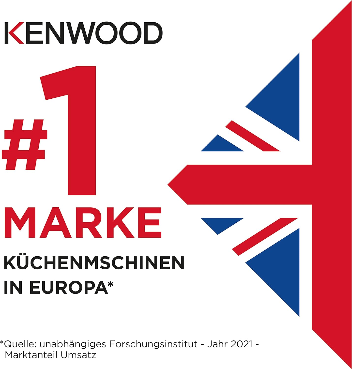 KENWOOD kMix KMX750BK Küchenmaschine, Schwarz