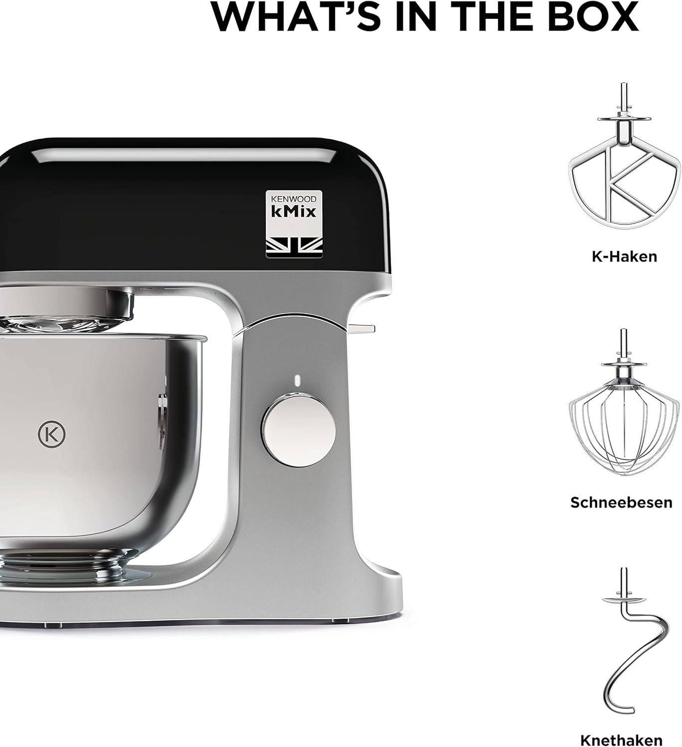 KENWOOD kMix KMX750BK Küchenmaschine, Schwarz