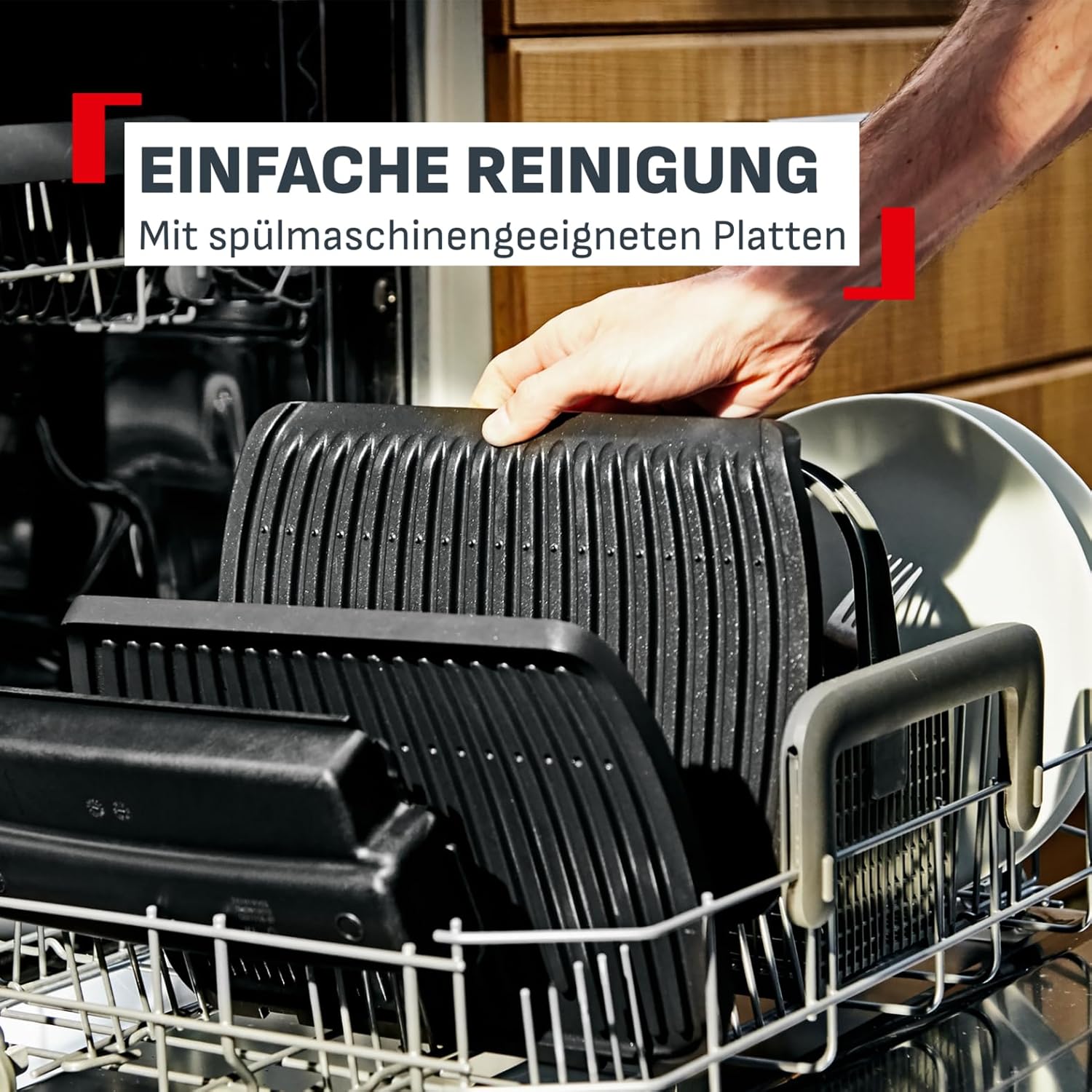 Tefal OptiGrill Elite XL Kontaktgrill, 16 Programme, Digitales Display mit Garstufenanzeige, abnehmbare XL-Platten, Grillboost-Funktion, intuitive Bedienung, Elektrogrill, Edelstahl, GC760D12