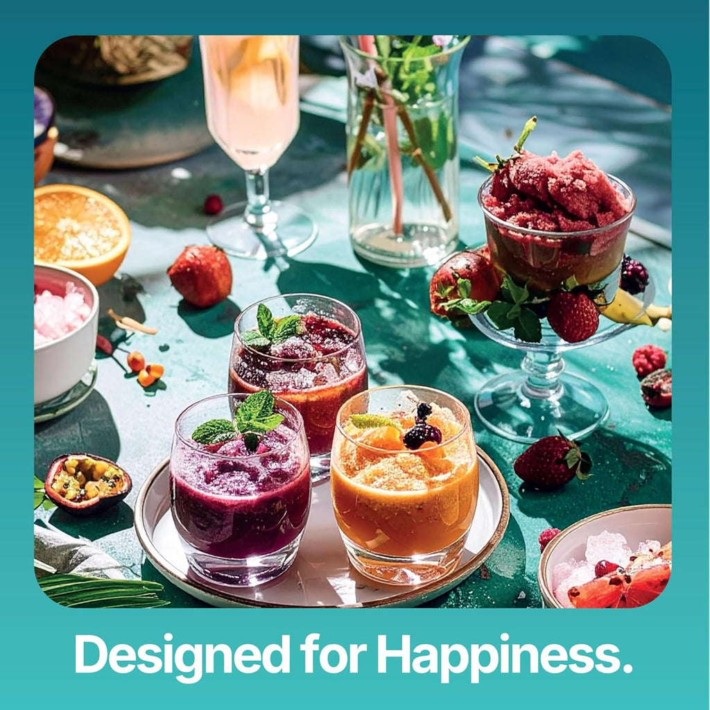 Seeger SuperSlush, 2L 7-in-1 Slush Maschine für zu Hause, 7 Smarten Programma, Automatische Reinigung und InstantFreeze 15 min Technologie, Slushi, Eis-Cocktails, Frappé, Milchshakes, Schwarz
